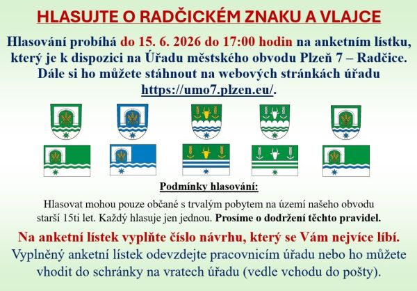 Hlasování - znak a&nbsp;vlajka