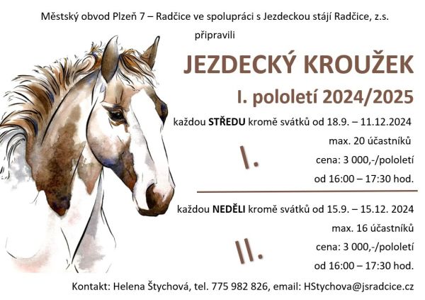 Jezdecký kroužek I. pololetí