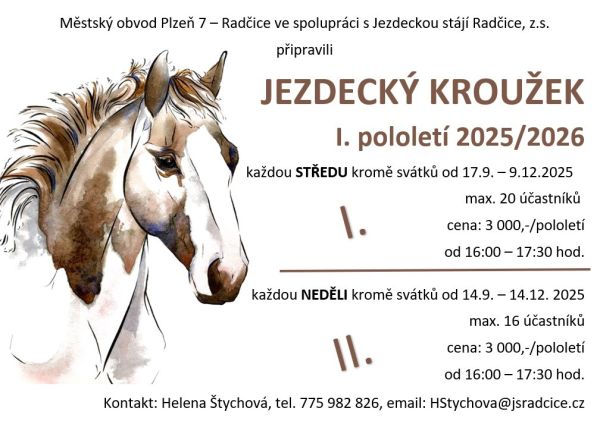 Jezdecký kroužek I. pololetí