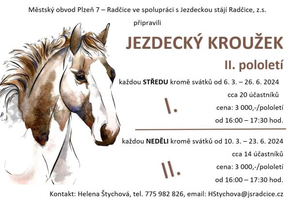 Jezdecký kroužek II. pololetí