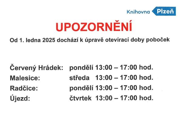 Knihovna - úprava doby