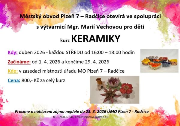 Kurz keramiky - děti