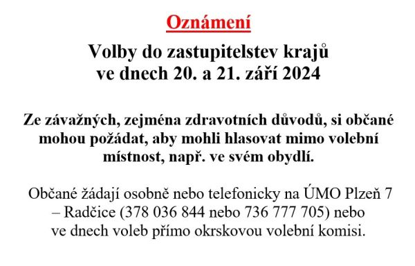 Přenosná volební schránka