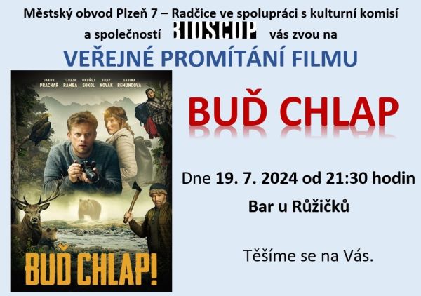 Promítání - Buď chlap