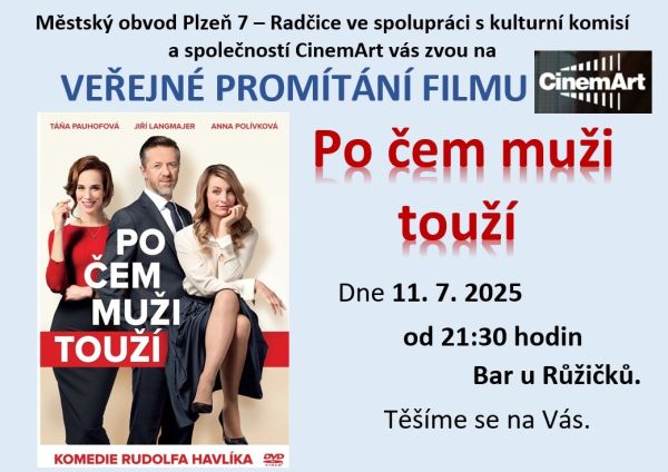 Promítání - Po čem muži touží