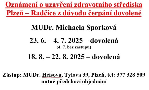 Uzavření zdravotního střediska