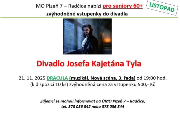 Vstupenky divadlo - listopad