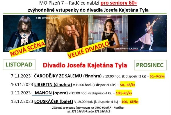 Vstupenky do divadla