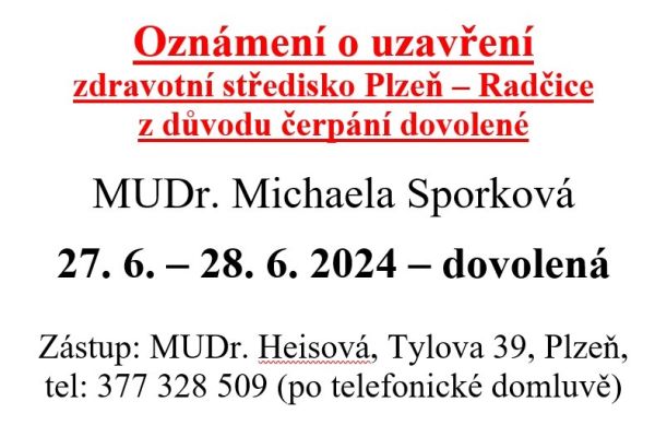 Zdravotní střediško dovolená